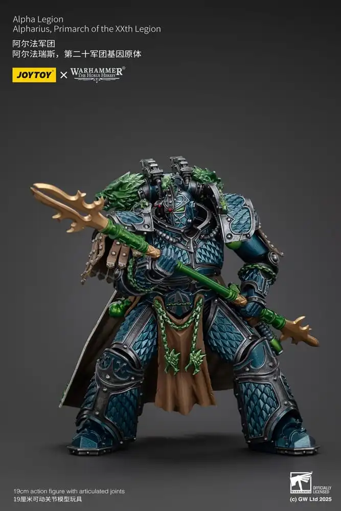 Warhammer The Horus Heresy Action Figure Alpha Legion Alpharius  Primarch of the XXth Legion 25 cm
